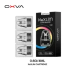 【大蠻牛空倉】OXVA NEXLIM 大蠻牛專用 4ML 頂部注油空煙彈 (3入裝) - 雙網狀線圈防漏可重複注油｜原廠 0.6Ω煙彈：圖片 5