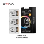 【大蠻牛空倉】OXVA NEXLIM 大蠻牛專用 4ML 頂部注油空煙彈 (3入裝) - 雙網狀線圈防漏可重複注油｜原廠 0.6Ω煙彈：圖片 3