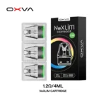 【大蠻牛空倉】OXVA NEXLIM 大蠻牛專用 4ML 頂部注油空煙彈 (3入裝) - 雙網狀線圈防漏可重複注油｜原廠 0.6Ω煙彈：圖片 4