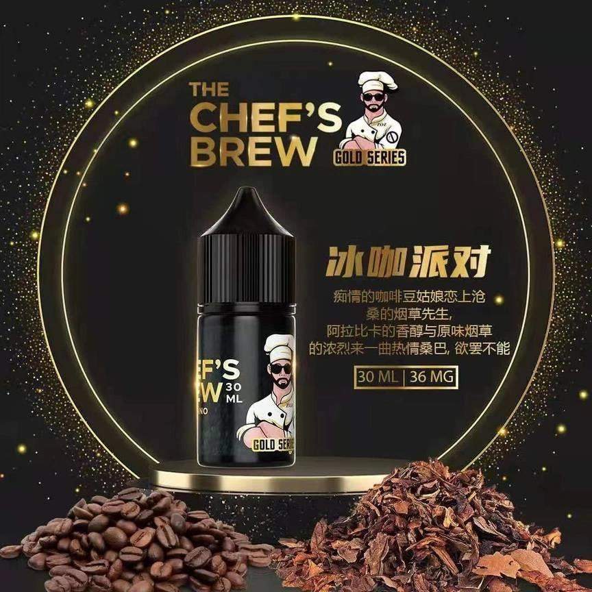 廚師佳釀煙油THE-CHEFS-BREW.jpg The Chef's Brew 廚師佳釀 GOLD SERIES 金牌系列 36mg 鹽尼古丁小煙油 30ml 莫吉托/三重芒果/紅心芭樂 POD小煙通用:圖片 1